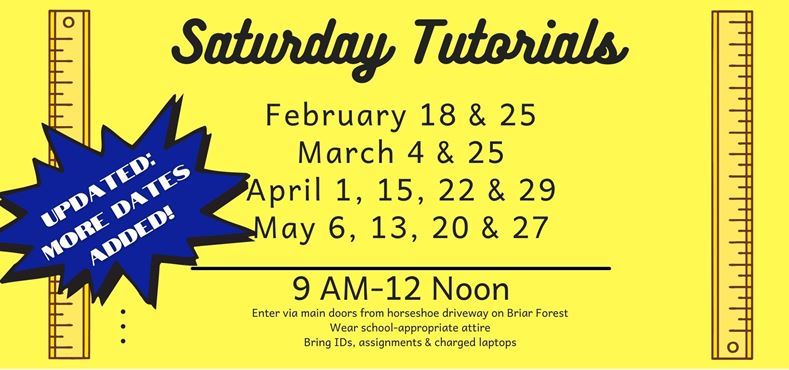  Saturday Tutorials